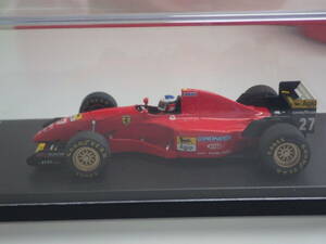 【送料無料】1/43 EURO SPORTS特注 Looksmart フェラーリ 412T2 1995 カナダGP ♯27 J.アレジ（社外タバコデカール付）