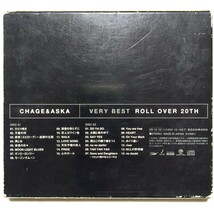送料無料 CHAGE and ASKA 2CD ベストアルバム 「VERY BEST ROLL OVER 20TH」 SAY YES/YAH YAH YAH/HEART/めぐり逢い/万里の河/LOVE SONG_画像2