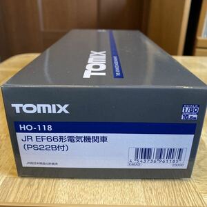 【新品・未使用】TOMIX トミックス JR EF66形電気機関車（PS22B形パンタ付き） HO-118