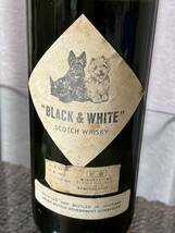 BLACK＆WHITE スコッチウイスキー 未開栓_画像5