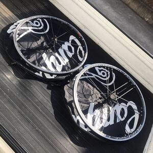 カンパニョーロ　シャマルウルトラ 17c campagnolo shamal ultraワイドリム 2way ホイール前後セット 中古 黒 シマノフリー 中古良品