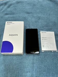 【箱・説明書付き極美品】 AQUOS sense3 lite SH-RM12 SIMフリー 利用制限◯ ブラック シャープ (Android アクオス アンドロイド)