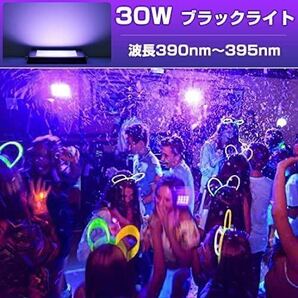 ブラックライト 30W LED投光器 紫外線UVブラックライト 防水IP66 LED 紫外線 投光器 ブラックライト 舞台 水族館の画像3