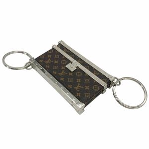 【中古】 LOUIS VUITTON ルイ ヴィトン キーホルダー ポルトクレ トランク モノグラム キーリング ※剥がれ有 23047488MY