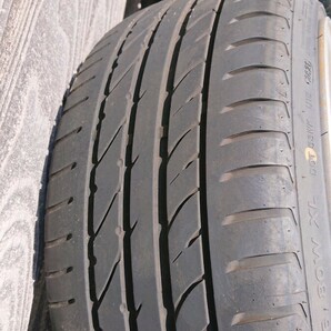 希少 メーカー不明 BBS RS タイプ 16インチ8J+25 4穴 pcd100 195/40r16 タイヤ 7部山 スタンス シビック プラッツ USDM JDM ターセル の画像4