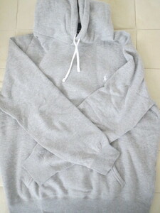 ◆RHC ロンハーマン別注 Polo Ralph Lauren ラルフローレン Logo Sweat Hoodie パーカー Lサイズ グレー 中古着用品