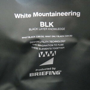 ◆ホワイトマウンテニアリング × BRIEFING ブリーフィング X-PAC BACK PACK ナイロン バックパック 黒 中古使用品の画像3