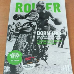 ROLLER magazine #11 ローラーマガジン VINTAGE MOTORCYCLE ハーレー　チョッパー　付録なし