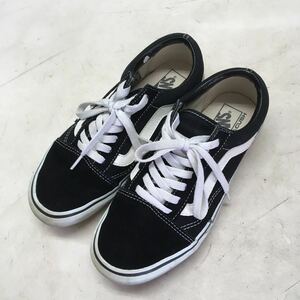 送料込み★VANS バンズ ヴァンズ★スニーカー　レディースシューズ★24.5㎝★ブラック　黒#60305s339