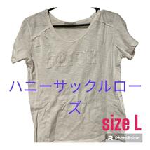 ハニーサックルローズ tシャツ レディース トップス 白 ホワイト 匿名配送_画像1