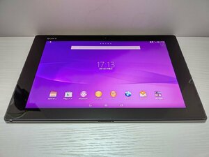 　★【39346WM】 ジャンク au SOT21 SONY Xperia Z2 Tablet ブラック 32GB Wi-Fi+Cellular 1円 ! 1スタ !