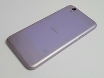 　★【38994WM】 ジャンク docomo SH-01K SHARP AQUOS sense フロストラベンダー SIMロック解除済 1円 ! 1スタ !_画像2