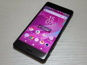 　★【39576WM】 完動品 au SOV33 SONY Xperia X Performance グラファイトブラック SIMロック解除済 1円 ! 1スタ !