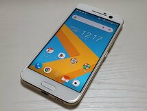 　★【39572WM】 完動品 au HTV32 HTC 10 トパーズゴールド SIMロック解除済 1円 ! 1スタ !_画像1