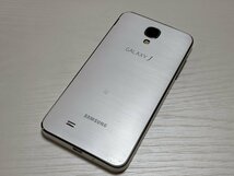 　★【39578WM】 完動品 docomo SC-02F SAMSUNG Galaxy J サテンホワイト 1円 ! 1スタ !_画像2