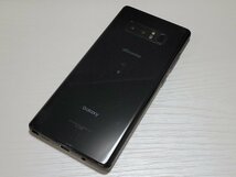 　★【39636WM】 ジャンク docomo SC-01K SAMSUNG Galaxy Note8 ミッドナイトブラック SIMロック解除済 1円 ! 1スタ !_画像2