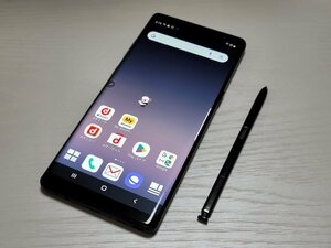 　★【39683WM】 完動品 docomo SC-01K SAMSUNG Galaxy Note8 ミッドナイトブラック SIMロック解除済 1円 ! 1スタ !