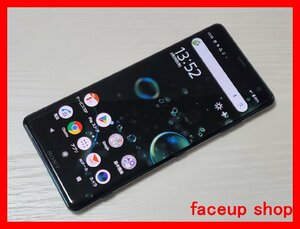 　★【38471WM】 完動品 au SOV39 SONY Xperia XZ3 フォレストグリーン SIMロック解除済 1円 ! 1スタ !