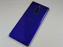 　★【39190WM】 完動品 SoftBank 802SO SONY Xperia 1 パープル SIMロック解除済 1円！1スタ !_画像2