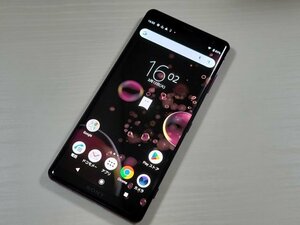 　★【39304WM】 ジャンク docomo SO-01L SONY Xperia XZ3 ボルドーレッド SIMロック解除済 1円！1スタ！