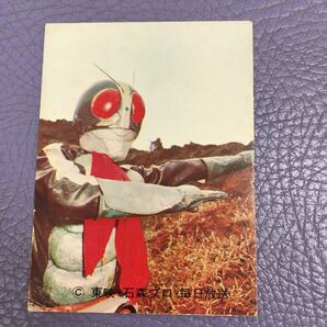 旧カルビー 仮面ライダーカード 134 ラッキーカード TSの画像2