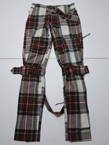 ■0313■Vivienne Westwood ヴィヴィアン ウエストウッド パンツ ボトム アングロマニア ボンテージパンツ 38 新品 タグ付●