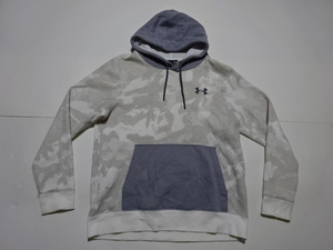 ■0303■UNDER ARMOUR アンダーアーマー UAライバルコットンパターンプルオーバーフーディー MTR3380 XL 大きいサイズ●