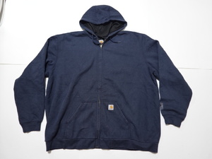 ■0307■MADE IN MEXICO カーハート Carhartt フルジップパーカー 2XL 大きいサイズ ●