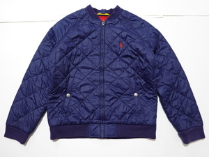 ■0324■POLO RALPH LAUREN ポロ ラルフローレン キルト中綿 ジャケット M(10-12) 150 ●