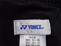 ■0330■YONEX ヨネックス テニス スコート L 黒 インナー付●_画像2