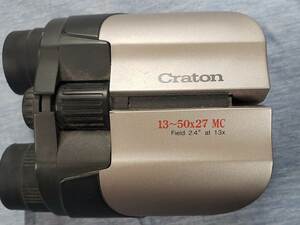 *CRATON 13~50x27 MC zoom binoculars used free shipping 