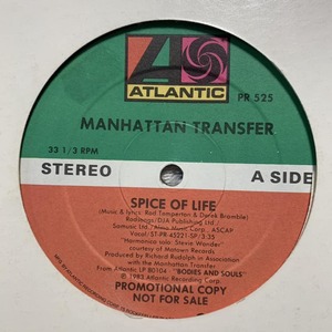 ◆ The Manhattan Transfer - Spice Of Life ◆12inch US盤promo 人気DISCO!! 