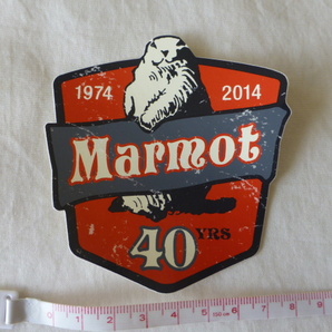 マーモット Marmot 40YRS ステッカー 40YRS Marmot マーモット 1974-2014 マーモット Marmot marmotの画像3