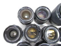 T-1336[同梱不可] Pentax 単焦点 レンズ 10点まとめセット SuperTakumar 1.4/50 1.8/55 3.5/35mm MF ペンタックス フィルムカメラ ジャンク_画像2