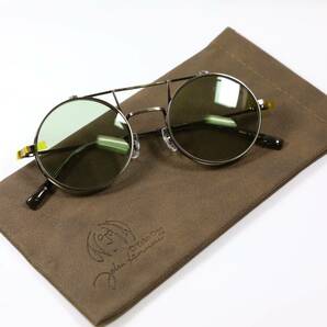 新品◆John Lennon 跳ね上げ サングラス◆ジョンレノン JL-547 Col.2 真ん丸フレームの画像1