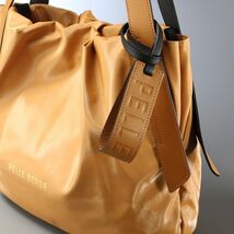 MG1390▽定価3.1万円*ペレボルサ/PELLE BORSA チアーズ Cheers*撥水*ハンドバッグ*トートバッグ*手提げ*鞄*ブラウン系_画像7