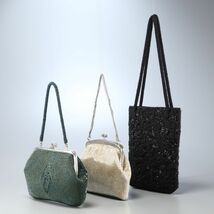 GP5761▽5点セット*ビーズ刺繍*ハンドバッグ*トートバッグ*ミニバッグ*ビーズバッグ*パーティー*フォーマル*セレモニー*和装*手提げ 鞄_画像7