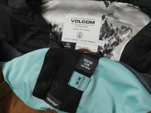 TG1964△2点セット*VOLCOM ボルコム*レディース*スノーウェア 中綿入り ジャケット フード スノーボード ストレッチ パンツ*黒*茶系*S・M_画像10