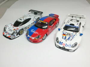 ミニチャンプス 1/43 ポルシェ911ＧＴ1，911 ３台