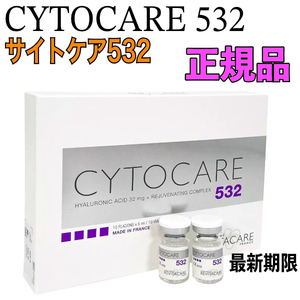 2本 サイトケア532 CYTOCARE 532 ヒアルロン酸 最新期限