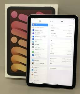 ★激安・訳あり iPad mini 第6世代 Wi-Fi モデル 64GB 最大容量100% 8.3インチ MLWL3J/A ピンク 中古 新古品 BPK8736 