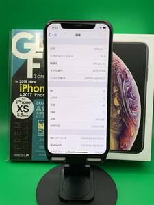 ★本体美品 iPhone XS 256GB SIMフリー 格安SIM可 KDDI ○ MTE22J/A ゴールド 中古 新古品 BP2238 3