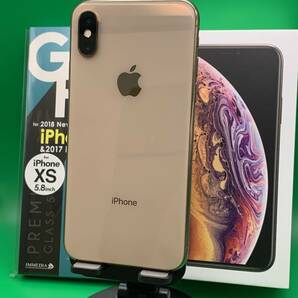 ★本体美品 iPhone XS 256GB SIMフリー 格安SIM可 KDDI ○ MTE22J/A ゴールド 中古 新古品 BP2238 4の画像4