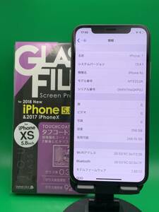 ★液晶パネル新品 iPhone XS 256GB SIMフリー 最大容量84% 格安SIM可 docomo ○ MTE22J/A ゴールド 中古 新古品 GR0013 8