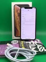 ★美品 iPhone Xs 64GB SIMフリー 最大容量100% 格安SIM可 SoftBank ○ MTAY2J/A ゴールド 中古 新古品 526652 7_画像1