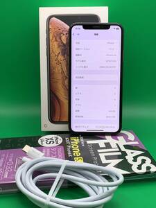 ★美品 iPhone Xs 64GB SIMフリー 最大容量100% 格安SIM可 SoftBank ○ MTAY2J/A ゴールド 中古 新古品 526652 6