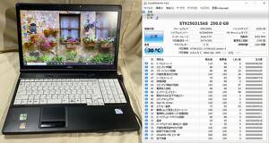 可動ジャンクFMV-A552/E Celeron B820/2GB/250GB/No1710