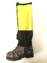 登山用 防水 スパッツ ゲイター レッグカバー トレッキング ハンター バイカー ライダー 両足セット 長さ43cm 　色：レッド_画像6