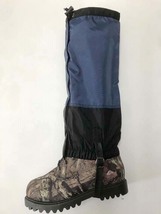 登山用 防水 スパッツ ゲイター レッグカバー トレッキング ハンター バイカー ライダー 両足セット 長さ43cm 　色：レッド_画像7