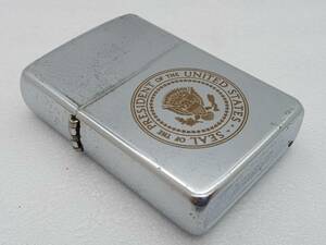 喫煙具【 ZIPPO ジッポ SOLID BRASS/ソリッドブラス PRESIDENT OF THE UNITED STATES SEAL OF 】検索タグ) たばこ タバコ 希少品 保管品 HT